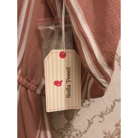 STELLA TWEED STRIPED DRESS (SIZE MEDIUM) - Picture 2 of 8